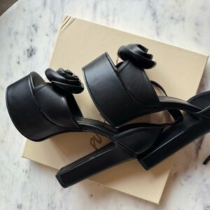 Public Desire Rose Platform Heels, size 7, brand new in original box, never worn